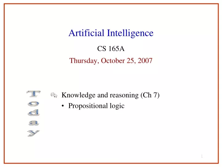 artificial intelligence