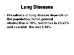 Lung Diseases - slide 1