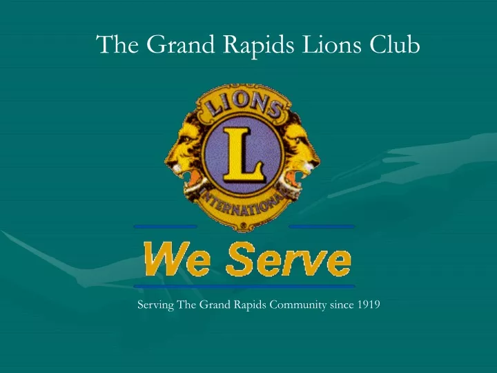 the grand rapids lions club