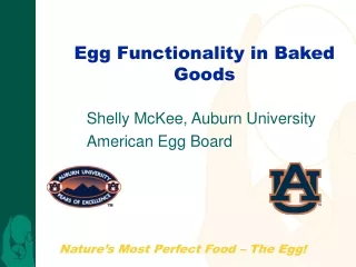 Egg Functionality in Baked Goods