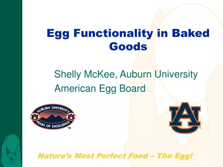 egg functionality in baked goods