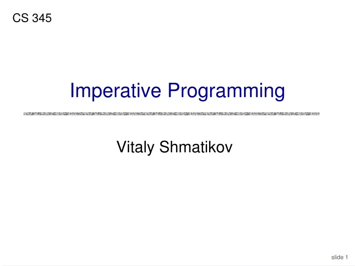 imperative programming