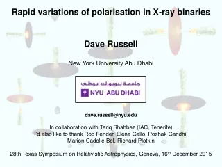 Rapid variations of polarisation in X-ray binaries