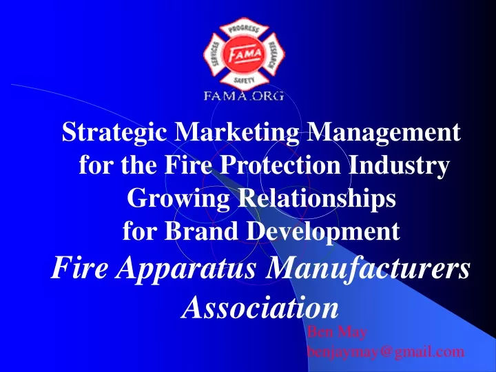 strategic marketing management for the fire