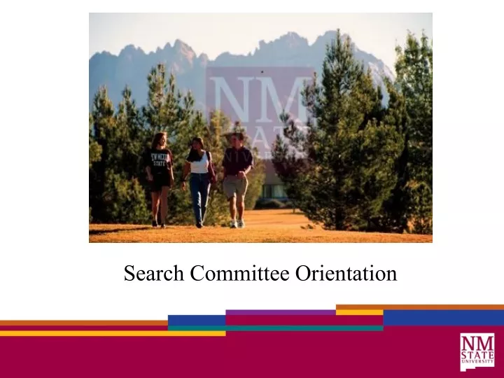 search committee orientation