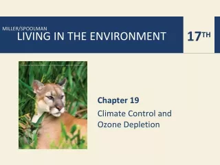 Chapter 19 Climate Control and  Ozone Depletion