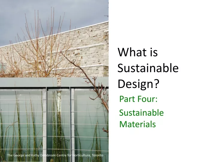 what is sustainable design