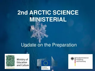 2nd ARCTIC SCIENCE MINISTERIAL