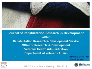JRRD Editorial Board Meeting: 17JUL2014