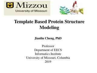Jianlin Cheng, PhD Professor Department of EECS Informatics Institute