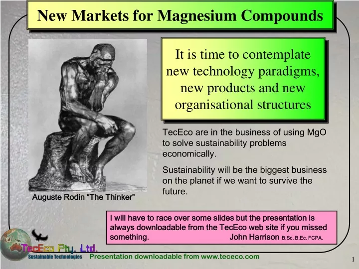 new markets for magnesium compounds