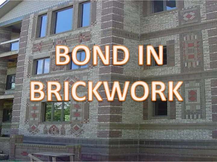 bond in brickwork