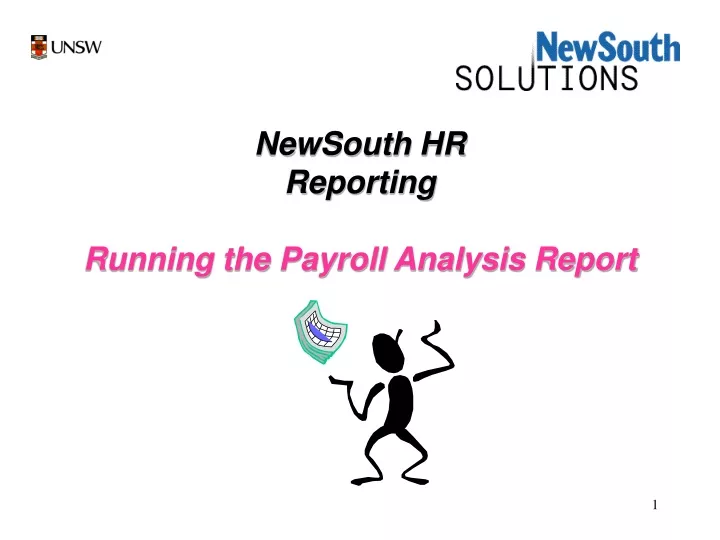 newsouth hr reporting running the payroll