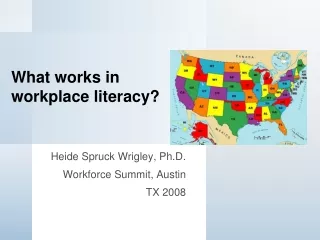 What works in workplace literacy?