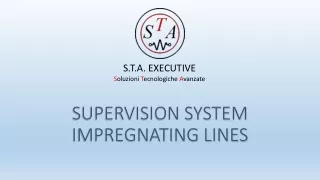 SUPERVISION SYSTEM IMPREGNATING  LINES