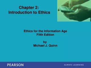 Chapter 2:  Introduction to Ethics