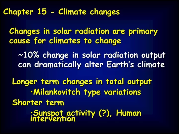 chapter 15 climate changes
