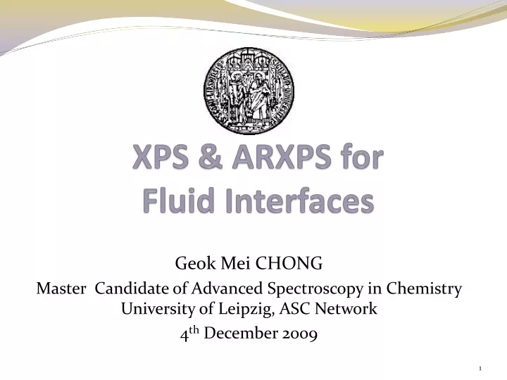 xps arxps for fluid interfaces