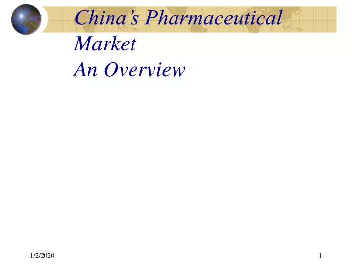 china s pharmaceutical market an overview
