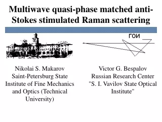 Multiwave quasi-phase matched anti-Stokes stimulated Raman scattering