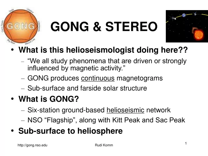 gong stereo