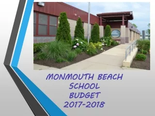 MONMOUTH BEACH SCHOOL BUDGET 2017-2018