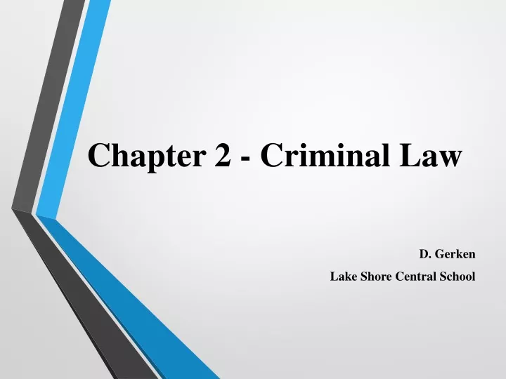 chapter 2 criminal law