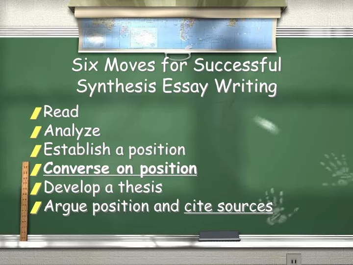 six moves for successful synthesis essay writing