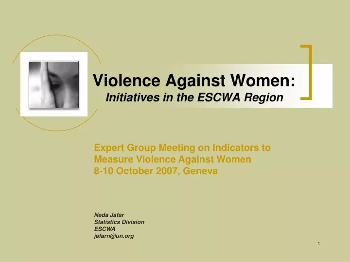 violence against women initiatives in the escwa region
