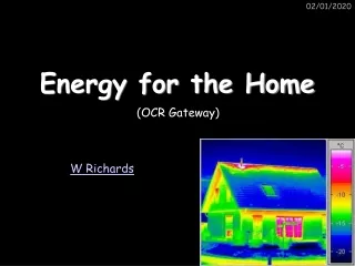 Energy for the Home