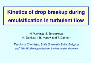 Kinetics of drop breakup during emulsification in turbulent flow