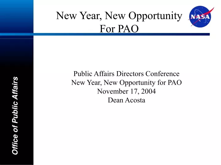 new year new opportunity for pao