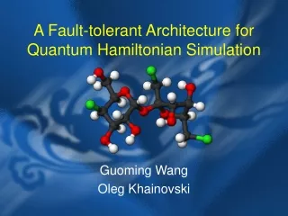 A Fault-tolerant Architecture for Quantum Hamiltonian Simulation