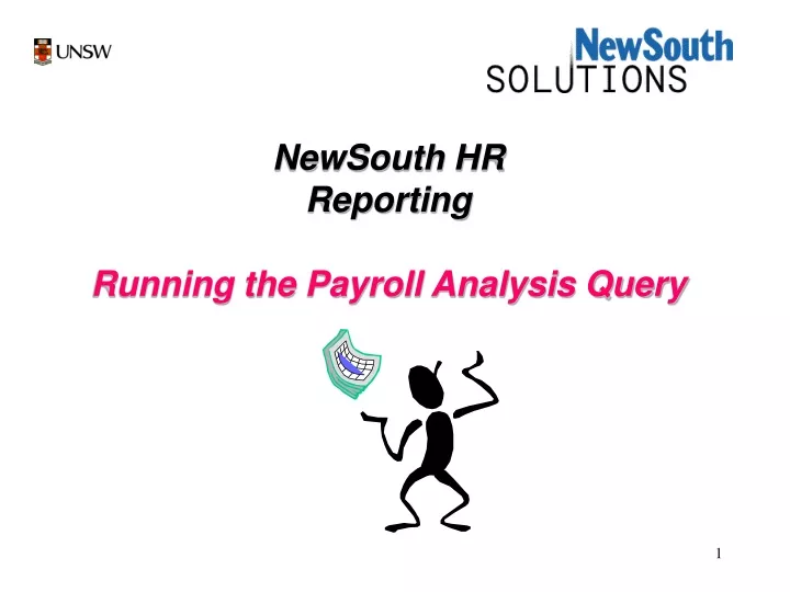 newsouth hr reporting running the payroll
