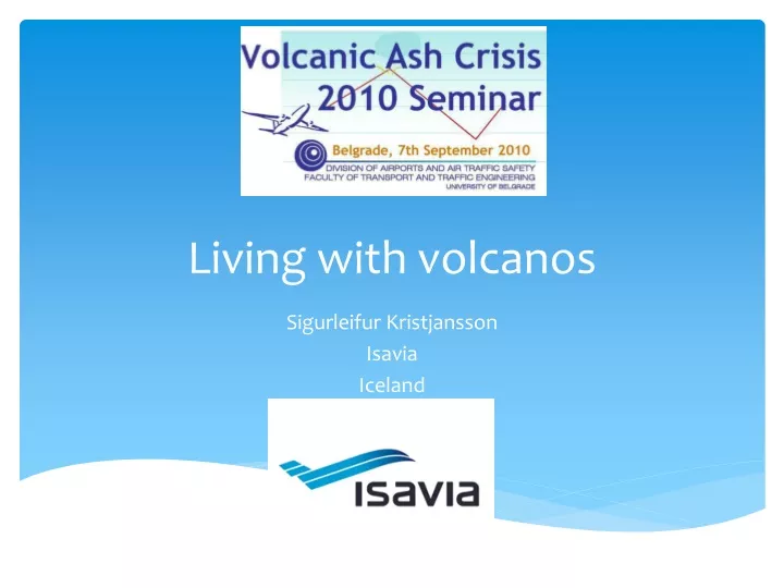 living with volcanos
