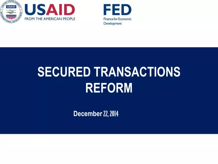 secured transactions reform