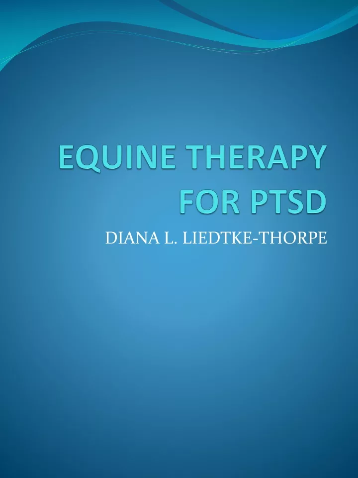 equine therapy for ptsd