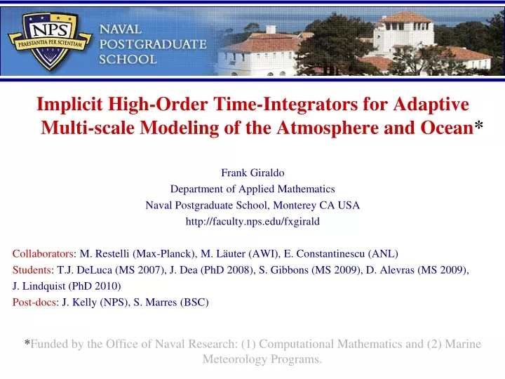 implicit high order time integrators for adaptive
