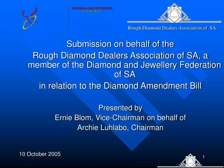 rough diamond dealers association