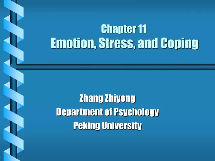 chapter 11 emotion stress and coping