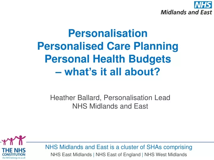 personalisation personalised care planning personal health budgets what s it all about