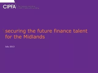 securing the future finance talent for the Midlands