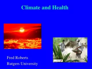 Climate and Health