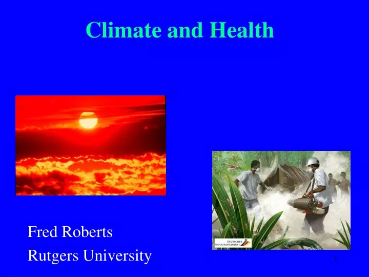 climate and health