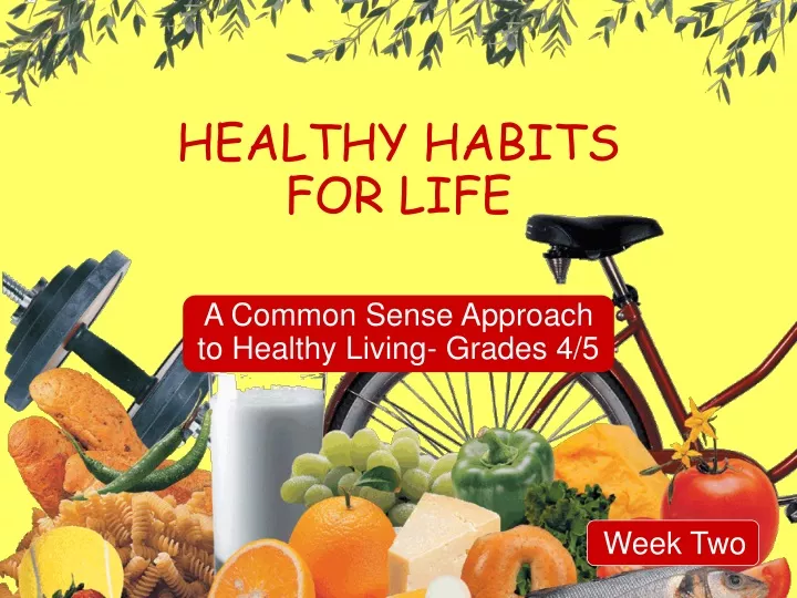 healthy habits for life