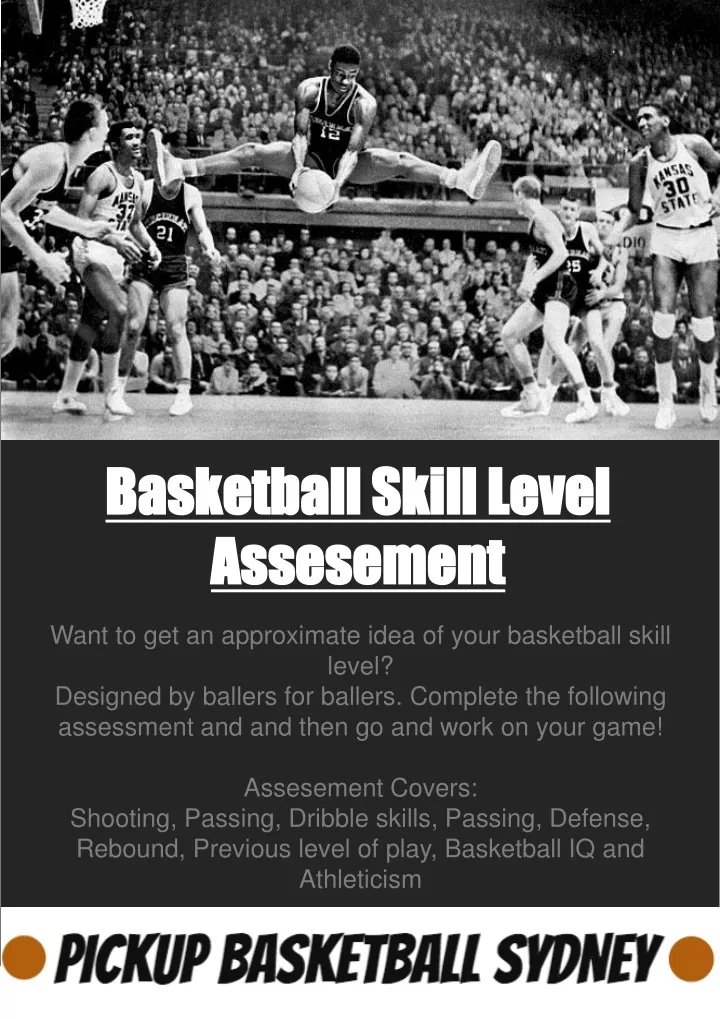 basketball skill level assesement