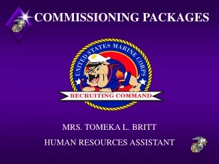 COMMISSIONING PACKAGES