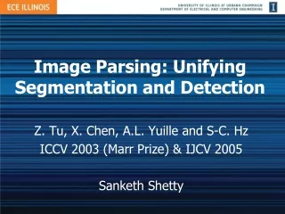 Image Parsing: Unifying Segmentation and Detection