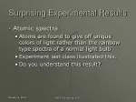 Surprising Experimental Results - slide 1
