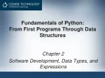 Fundamentals of Python: From First Programs Through Data Structures - slide 1